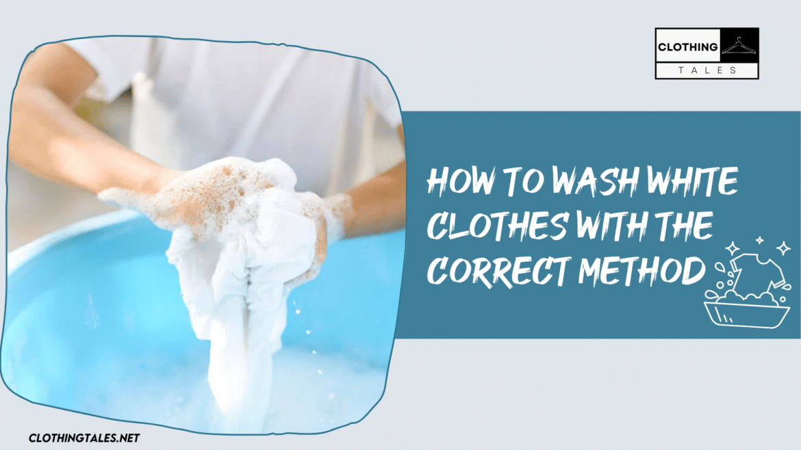 Wash white clothes with care Wash white clothes with care