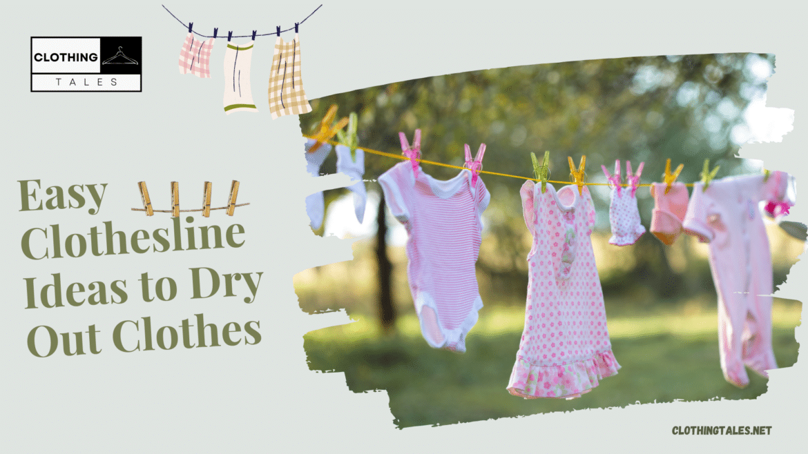 Drying Clothes on a Clothesline Drying Clothes on a Clothesline