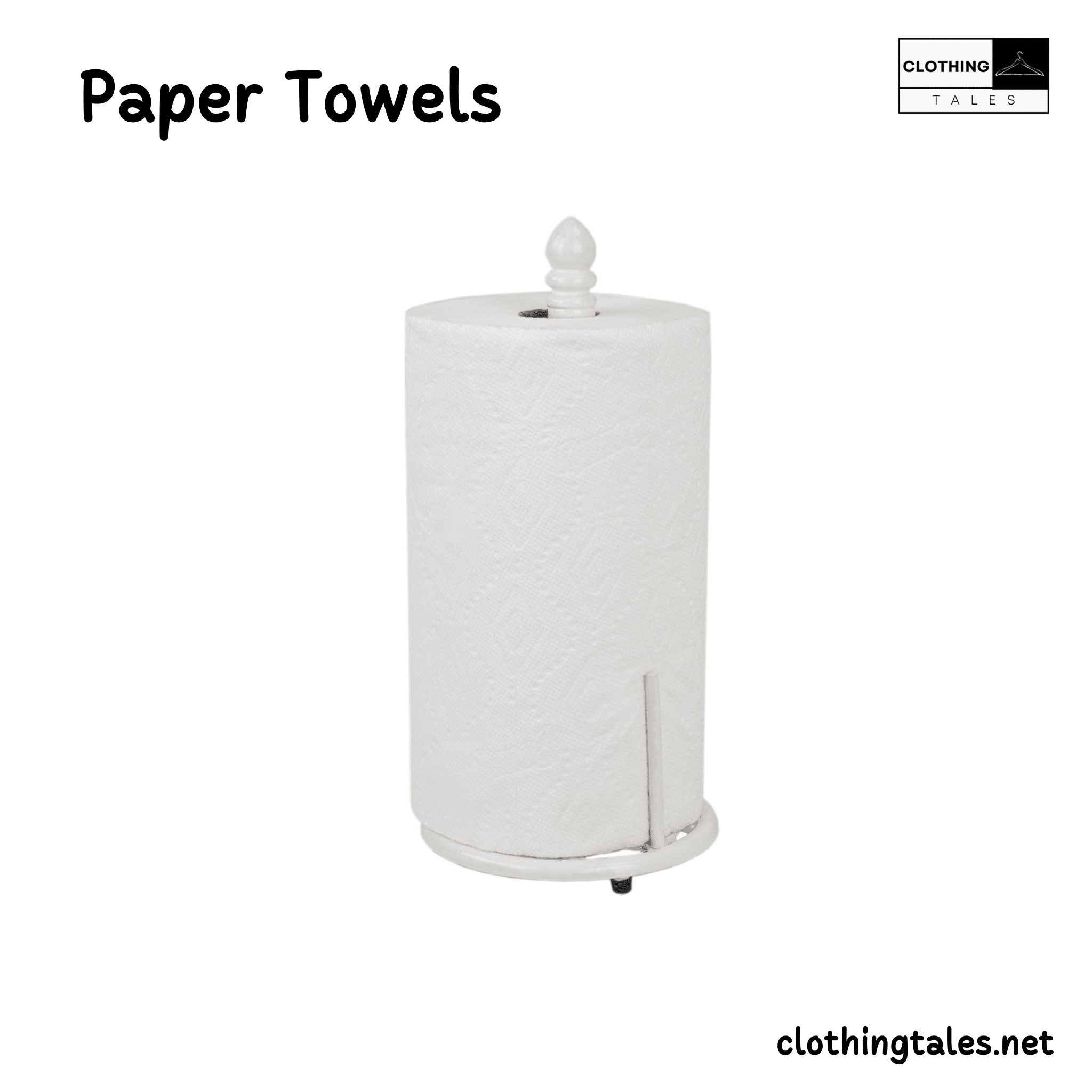 Paper Towels isolated on a white background