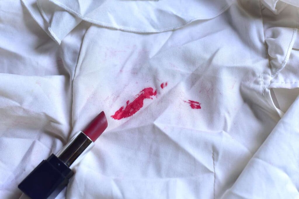 Lipstick Stain on a shirt