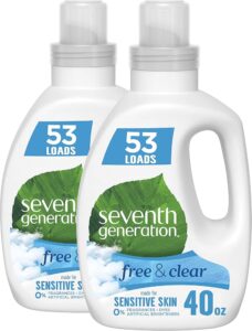 3. Seventh Generation Free & Clear Liquid Laundry Detergent 